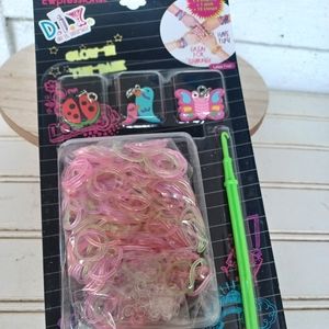 Summer fun hair and hand design kit Expression Ponytail hair Elastic Rubber Band